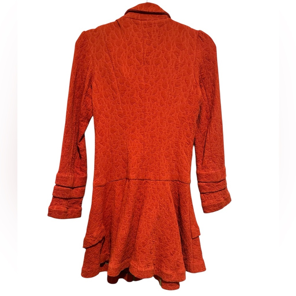 AN REN NY VINTAGE BOHO TEXTURED STRETCH BLAZER JACKET ORANGE Y2K
DRESS S - Picture 2 of 9